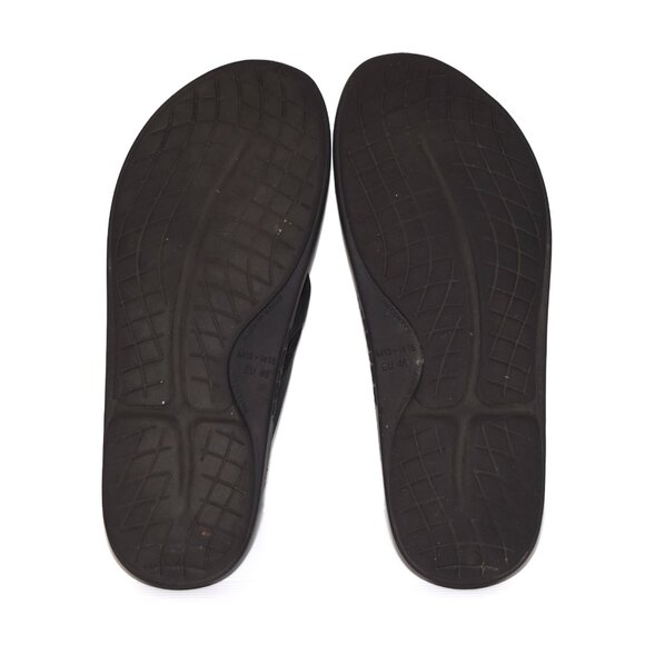 OOFOS Ooriginal Black Recovery Unisex Flip Flops Sandals Size M13/W15 main image 8